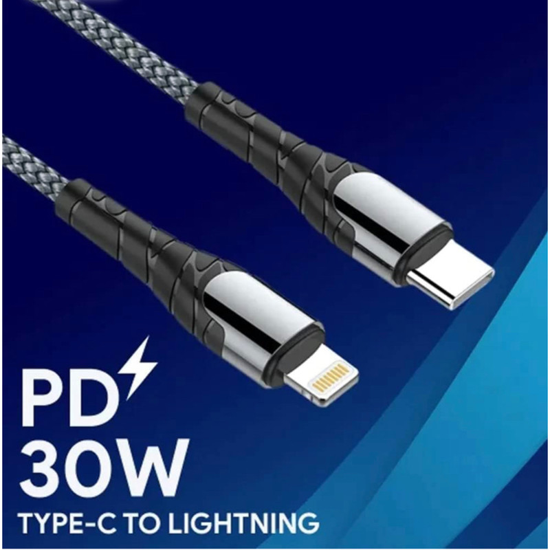 قیمت و خرید کابل تبدیل USB-C به لایتنینگ الدینیو مدل LC 112 طول 2 متر