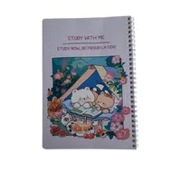 دفتر مشق 50 برگ پانداک مدل حاشیه دار طرح خرس و کیک