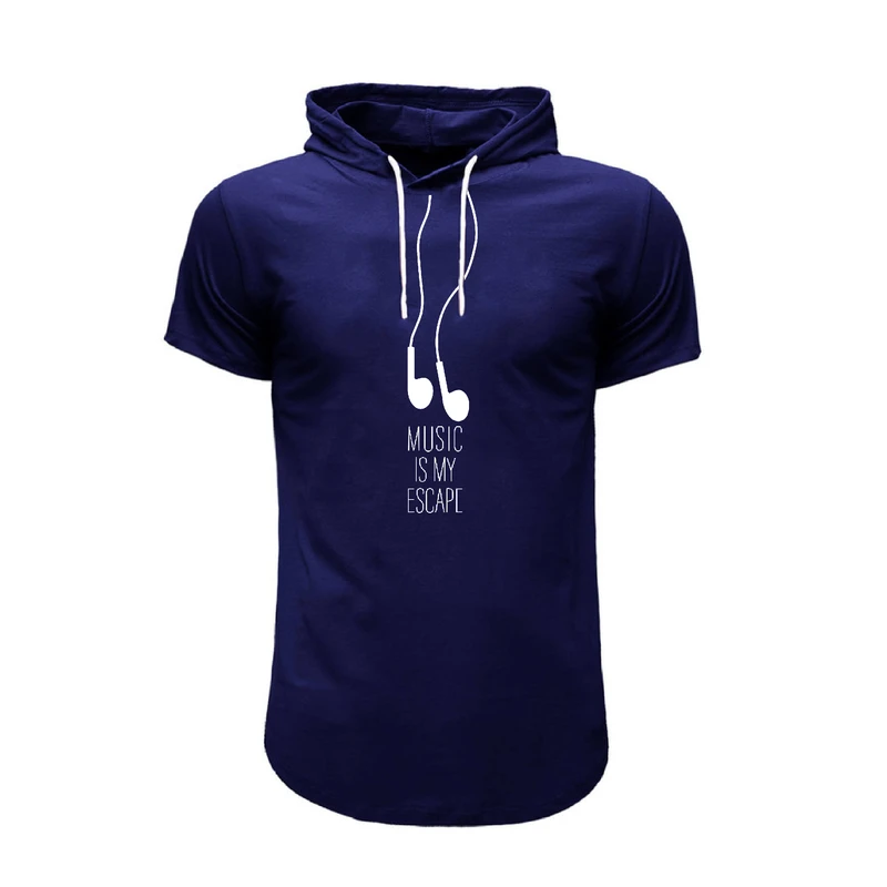 تی شرت کلاه دار مردانه مدل musi  کد 8787