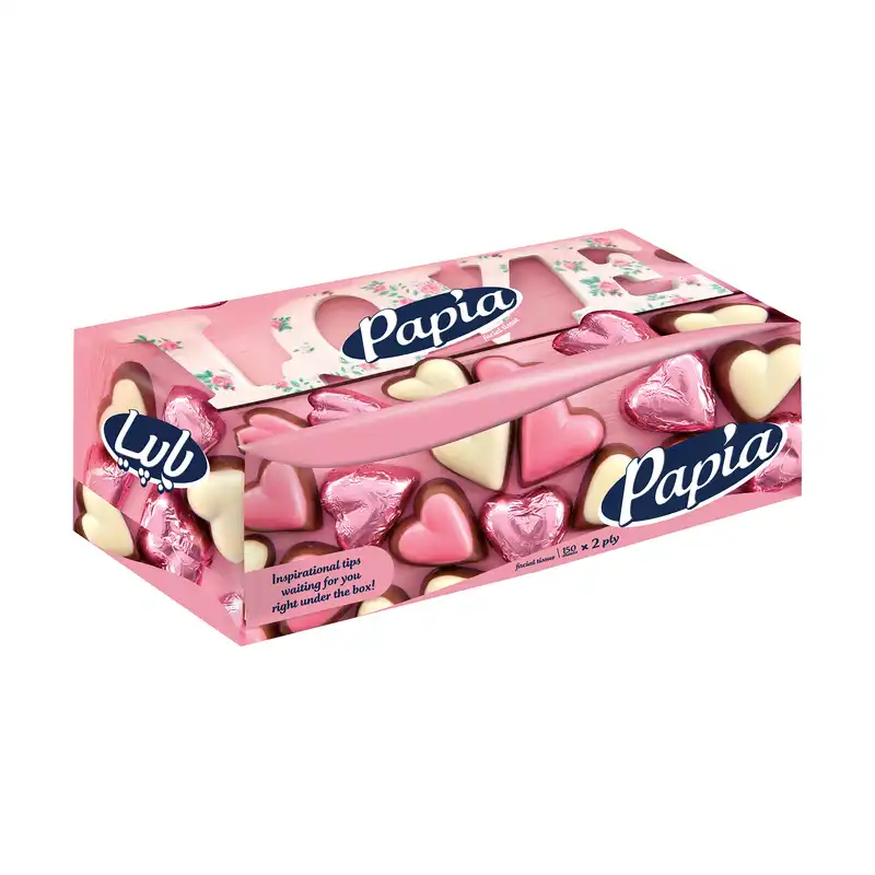 دستمال کاغذی 150 برگ پاپیا مدل 02