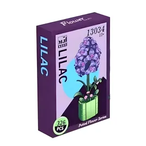 ساختنی 326 تکه مدل گلدان گل سنبل کد 3-13034