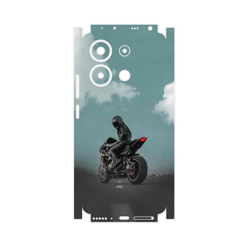 برچسب پوششی ماهوت مدل Motorcycling-FullSkin مناسب برای گوشی موبایل شیائومی Redmi Note 13 4G