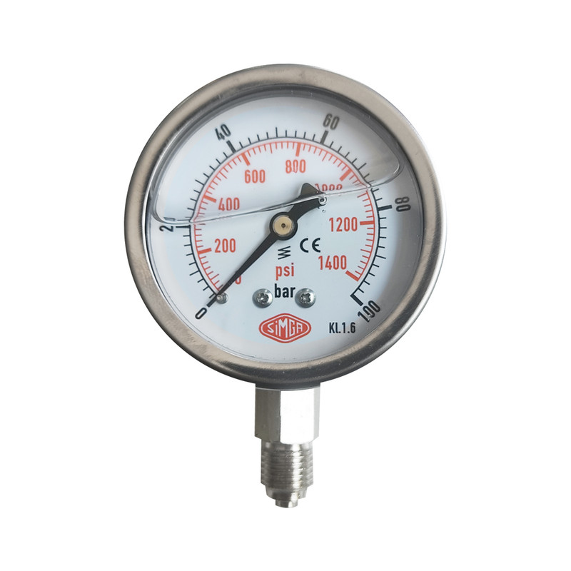 گیج فشار سیمگا کد B100 گیج فشار سیمگا کد B100