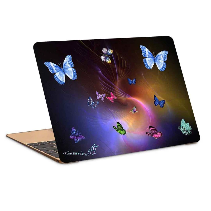 استیکر لپ تاپ طرح Butterflies-23کد P-688مناسب برای لپ تاپ 15.6 اینچ