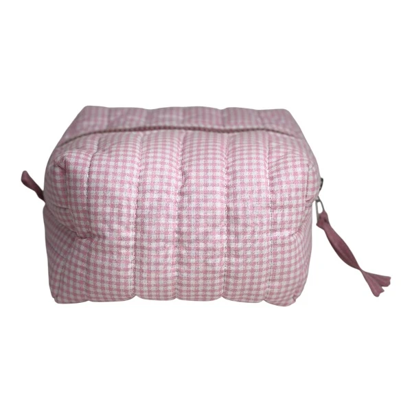 کیف آرایشی دخترانه چهارخانه کد ۱۱