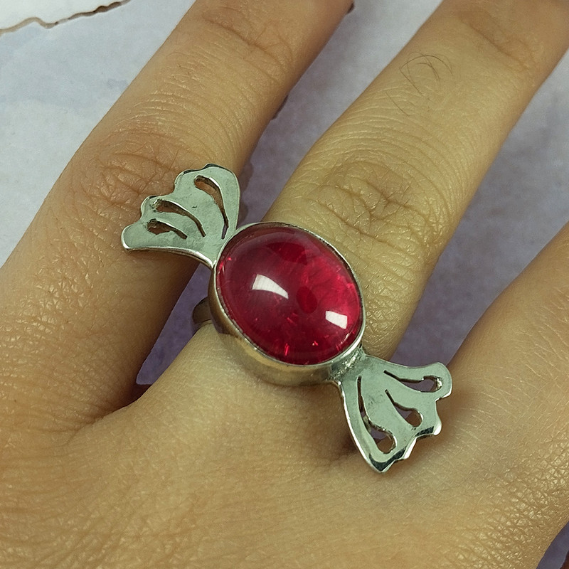 انگشتر نقره زنانه سلین کالا مدل یاقوت سرخ کد 55 انگشتر نقره زنانه سلین کالا مدل یاقوت سرخ کد 55