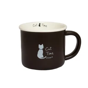 ماگ مدل قهوه‌خوری طرح cat time