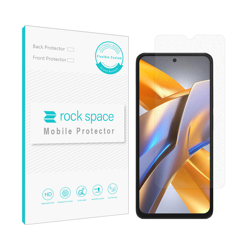 محافظ صفحه نمایش راک اسپیس مدل HyGAM مناسب برای گوشی موبایل شیائومی Poco M5s