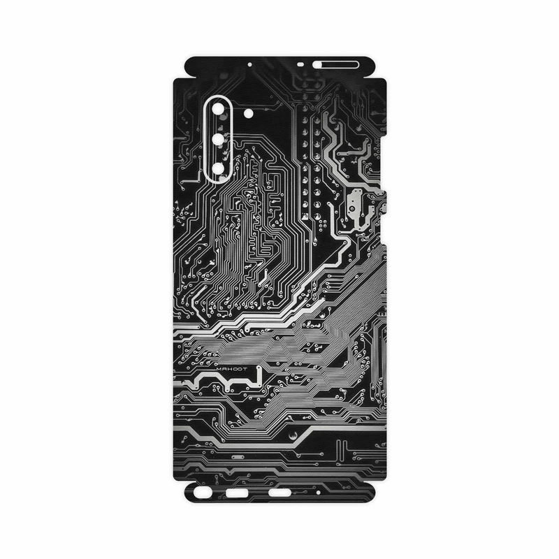 برچسب پوششی ماهوت مدل Black Printed Circuit Board-FullSkin مناسب برای گوشی موبایل سامسونگ Galaxy Note 10