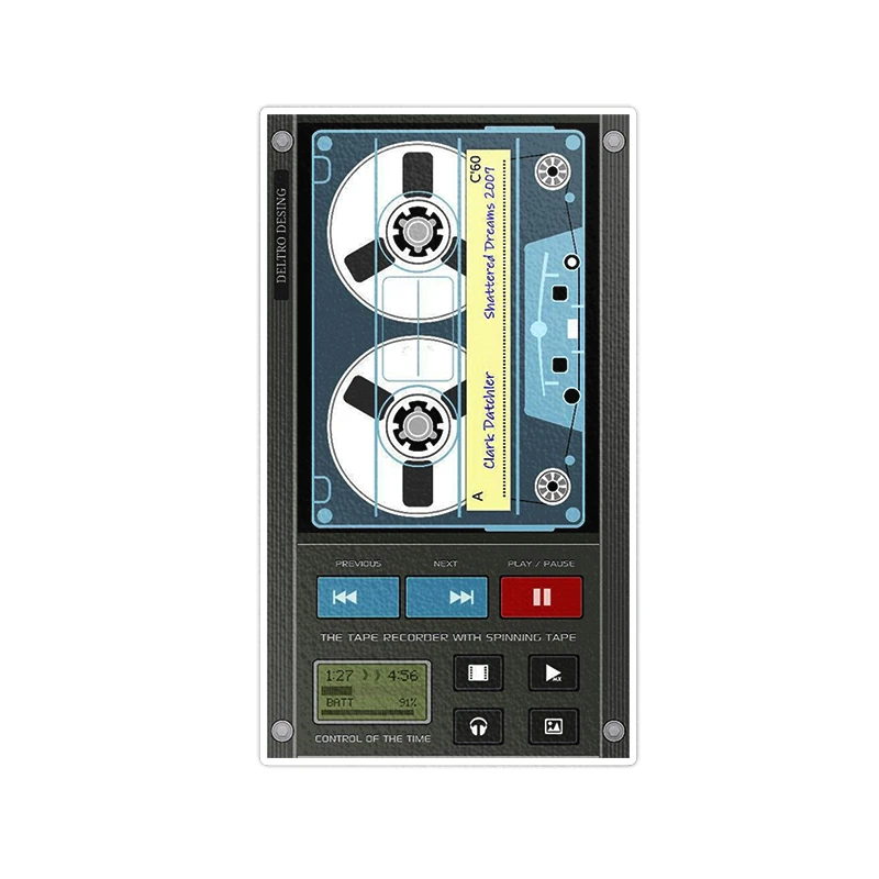 استیکر لپ تاپ ویندی دیزاین طرح نوار مدل vindi1041