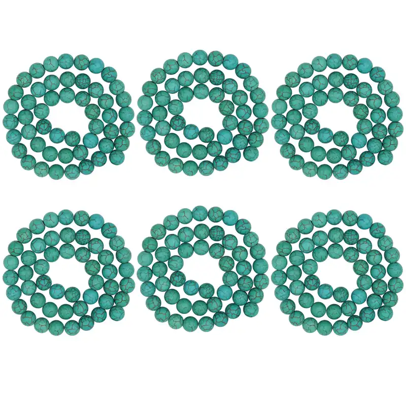 ریسه سنگ فیروزه رزالیا مدل Rika-AB-29 بسته 6 عددی