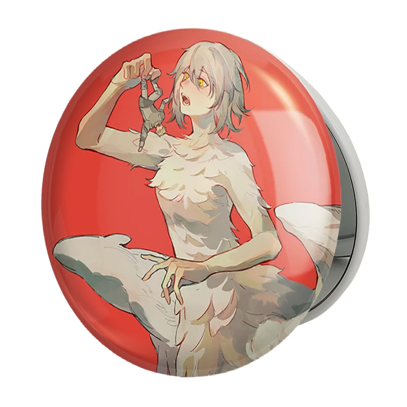 آینه جیبی خندالو طرح فالین و مارسیل انیمه خوشمزه در سیاه چال مدل تاشو کد 35921