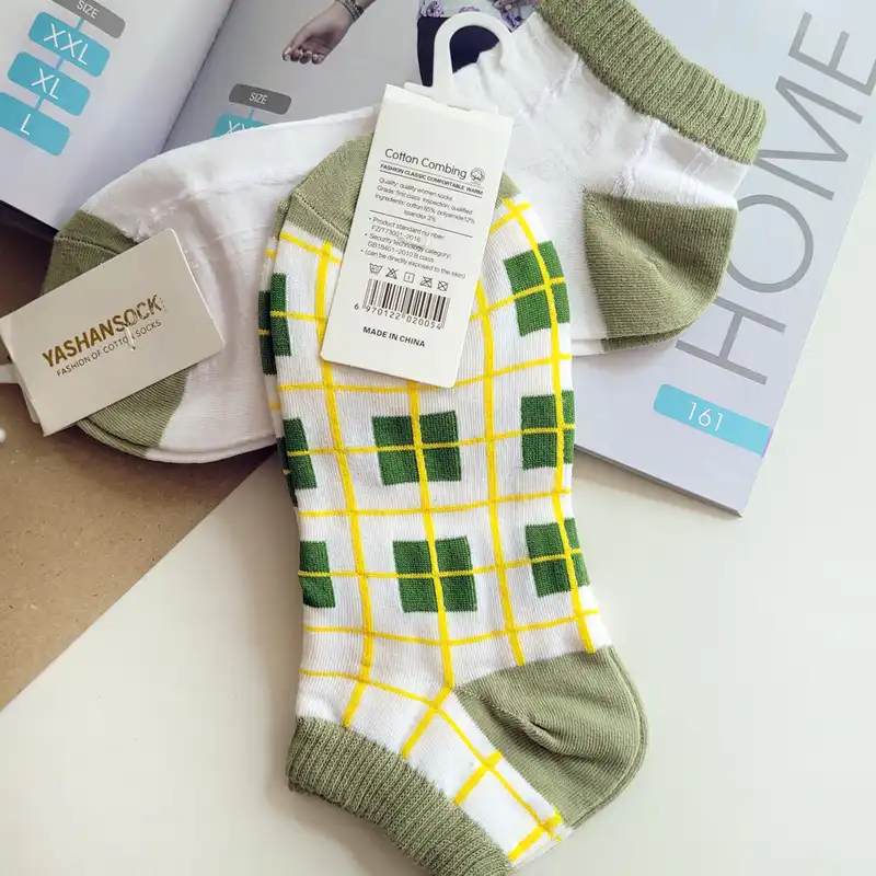 جوراب ساق کوتاه زنانه مدل 02 مجموعه 2 عددی