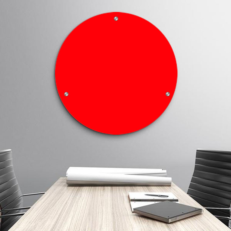 تخته وایت برد شیشه ‌ای مدل CG70 سایز 70 × 70 سانتی متر