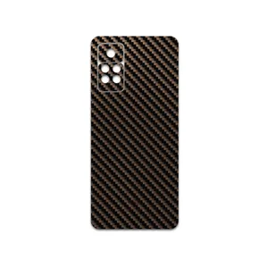 MAHOOT Glossy-Brown-Fiber Cover Sticker for Xiaomi Redmi Note 11 Pro