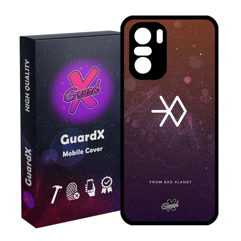 کاور گارد ایکس طرح Exo مدل Glass10021 مناسب برای گوشی موبایل شیائومی Poco F3/MI 11X/MI 11X Pro/Redmi K40/K40 Pro