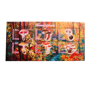 تمبر یادگاری طرح طبیعت مدل قارچ کد mash-773 مجموعه 6 عددی