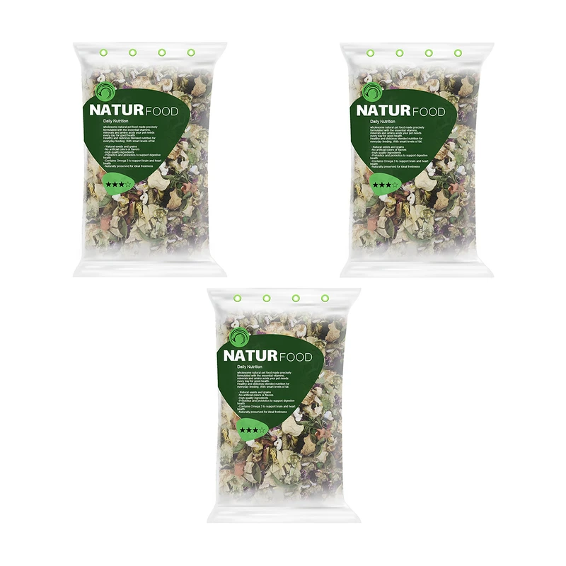 غذای خرگوش نیچر فود مدل 3 ستاره وزن 2 کیلوگرم بسته 3 عددی