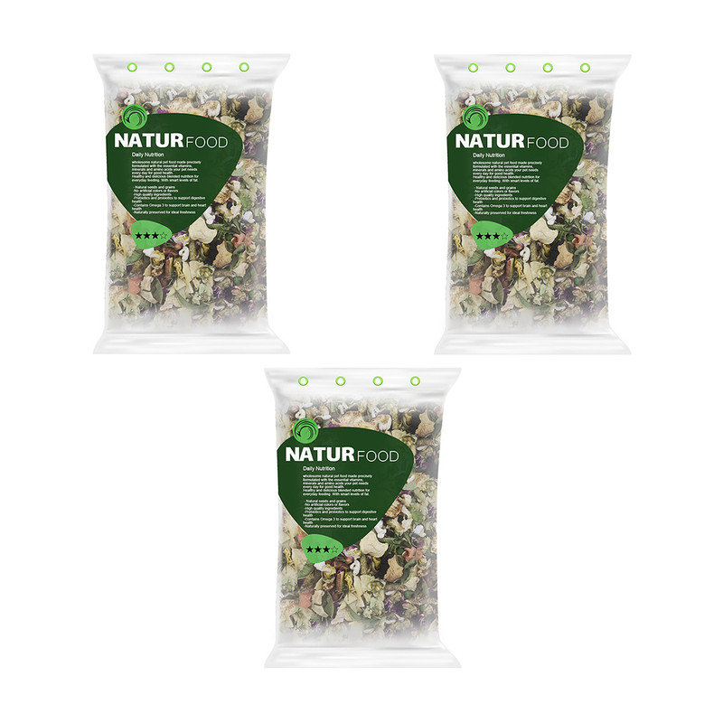 غذای خرگوش نیچر فود مدل 3 ستاره وزن 2 کیلوگرم بسته 3 عددی