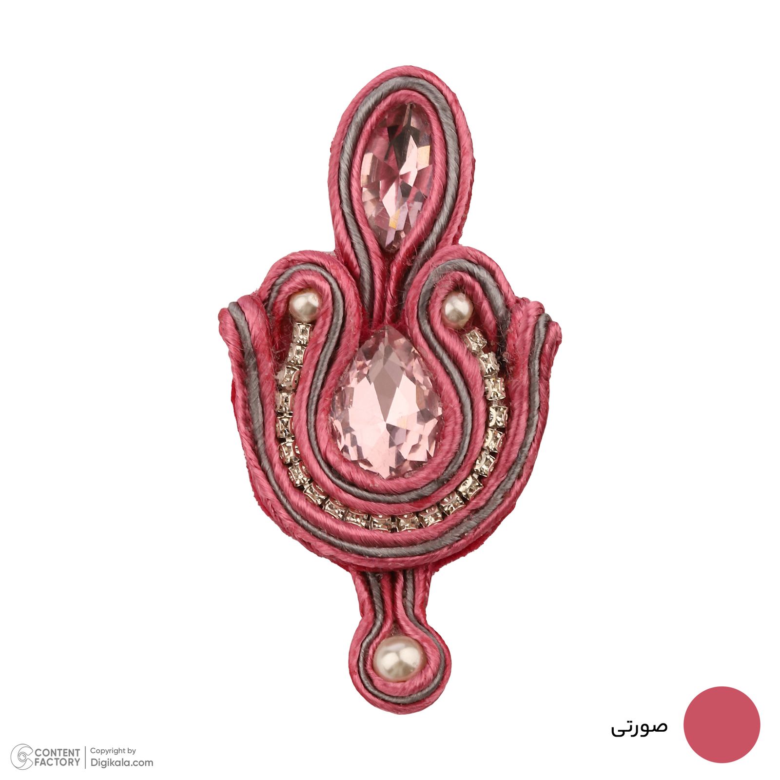 گل سینه دست ساز زنانه بومی مدل 06 -  - 4