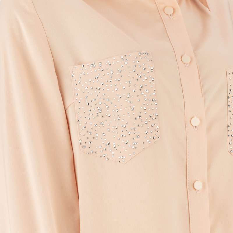 شومیز آستین بلند زنانه السانا مدل بنفشه کد 184772