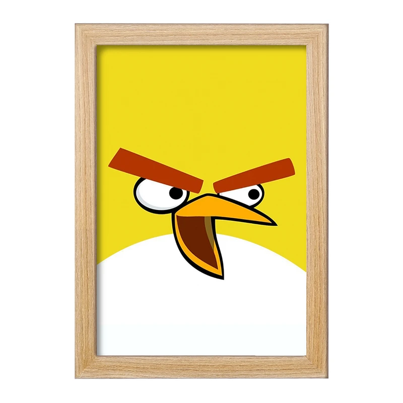 تابلو خندالو مدل چاک پرندگان خشمگین Angry Birds  کد 13854