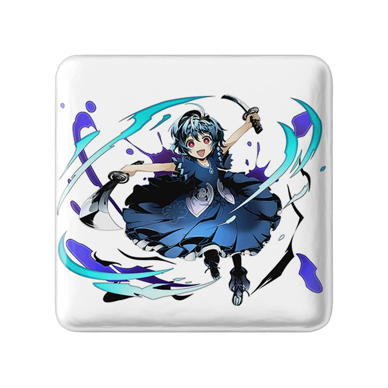 مگنت خندالو طرح کوهینا انیمه گلوله سیاه مدل مربعی کد 35802