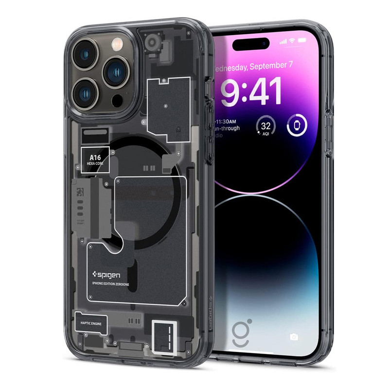کاور اسپیگن  قاب تک مدل SpigIP13 مناسب برای گوشی موبایل اپل iPhone 13 / iPhone 14