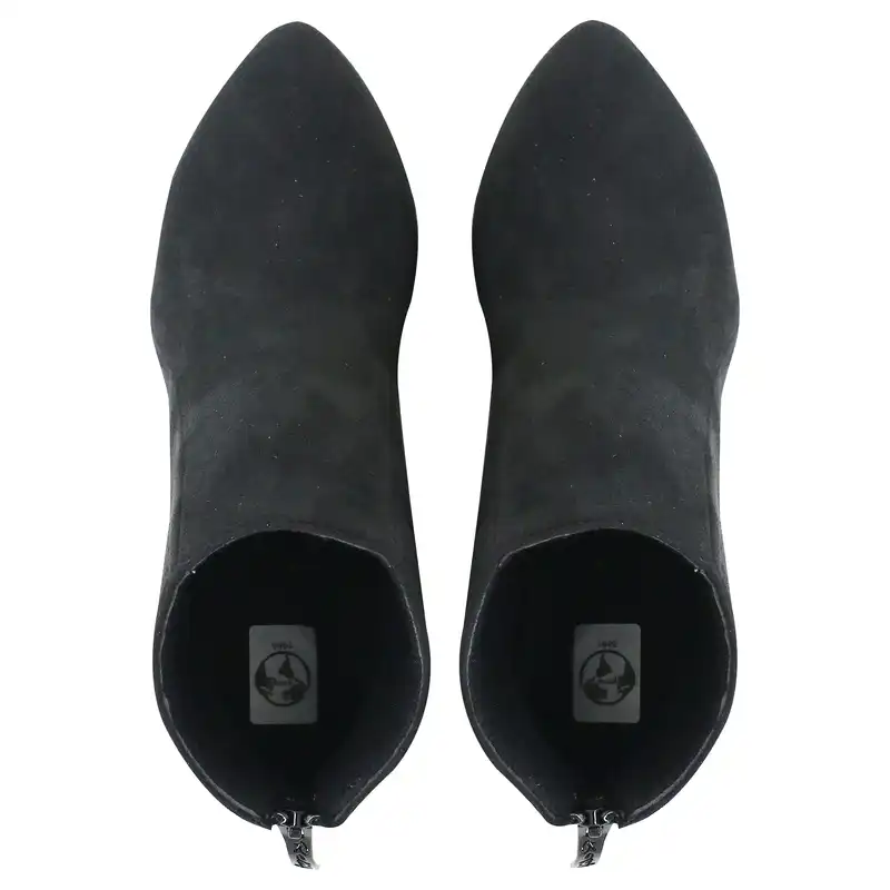 نیم بوت زنانه سیی مدل  الیزابت کد 1537