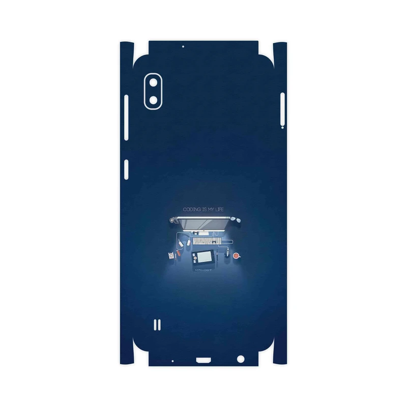 برچسب پوششی ماهوت مدل Programming 3-FullSkin مناسب برای گوشی موبایل سامسونگ Galaxy A10