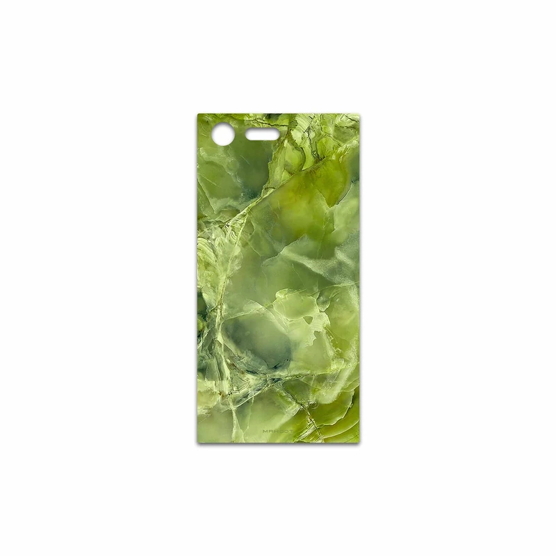 برچسب پوششی ماهوت مدل Green Crystal Marble مناسب برای گوشی موبایل سونی Xperia X Compact