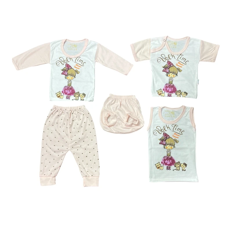 ست 5 تکه لباس نوزادی مدل BH1000