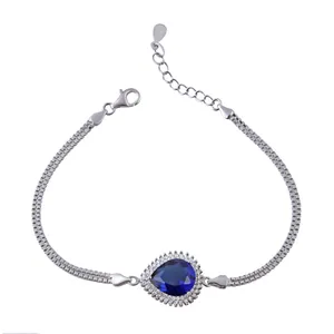    دستبند نقره زنانه بازرگانی میلادی کد DP_081