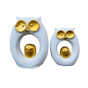 مجسمه  طرح جغد مدل 326 مجموعه دو عددی