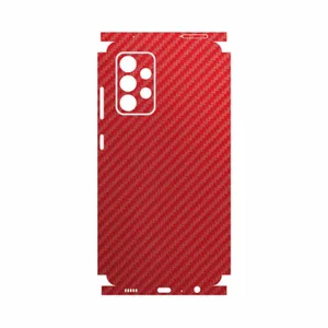 MAHOOT Red-Fiber-FullSkin Cover Sticker for Samsung Galaxy A52 5G