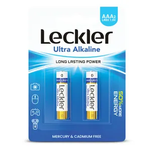 باتری نیم قلمی لکلر مدل Ultra Alkaline بسته ۲ عددی
