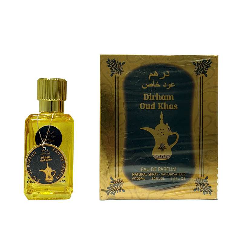 ادو پرفیوم ساره مدل dirham oud khas حجم 100 میلی لیتر ادو پرفیوم ساره مدل dirham oud khas حجم 100 میلی لیتر