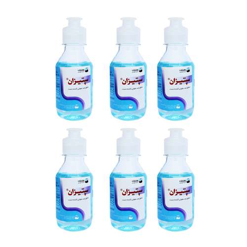 محلول ضدعفونی کننده بهوزان مدل ceptizan-83 حجم 120میلی لیتر بسته 6 عددی
