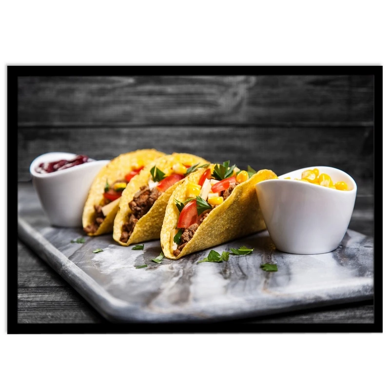 تابلو نوری بکلیت طرح فست فود ساندویچ تاکو مدل B-S1042