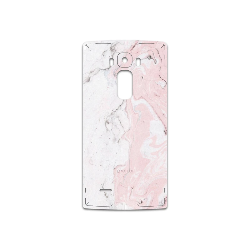 برچسب پوششی ماهوت مدل Blanco-Pink-Marble مناسب برای گوشی موبایل ال جی G Flex 2