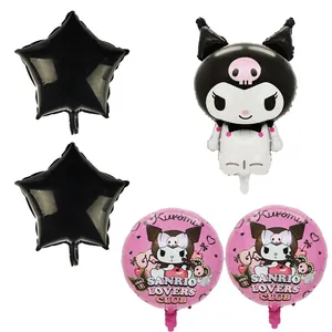 بادکنک فویلی طرح کرومی  کد 004 مجموعه 5 عددی