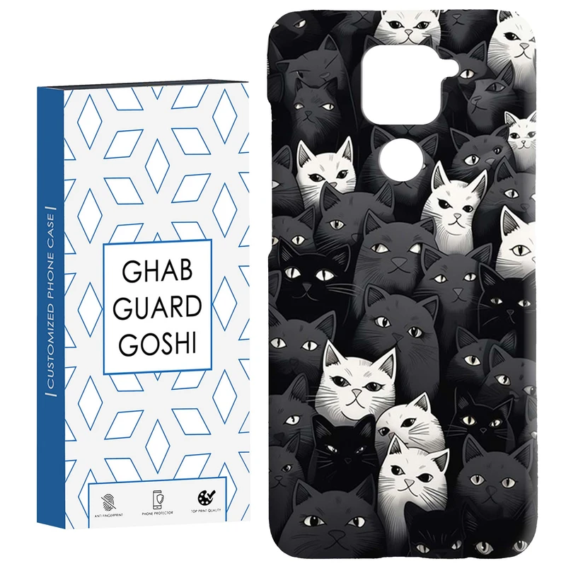 کاور قاب گارد گوشی طرح گربه کد Dimo-354 مناسب برای گوشی موبایل شیائومی Redmi Note 9 