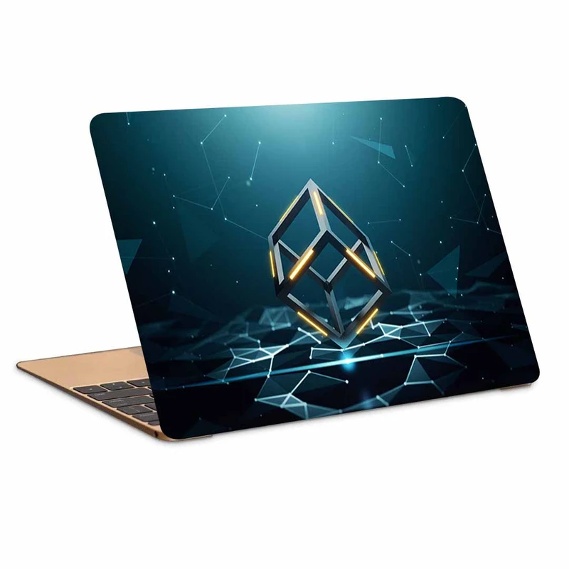 استیکر لپ تاپ طرح bitcoin کد  p-1079 مناسب برای لپ تاپ 15.6 اینچی