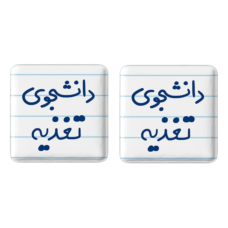مگنت خندالو مدل دانشجوی تغذیه کد 6626 مجموعه 2 عددی