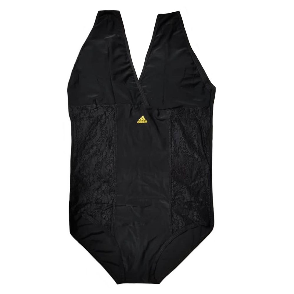 مایو زنانه مدل کنار گیپور رنگ مشکی