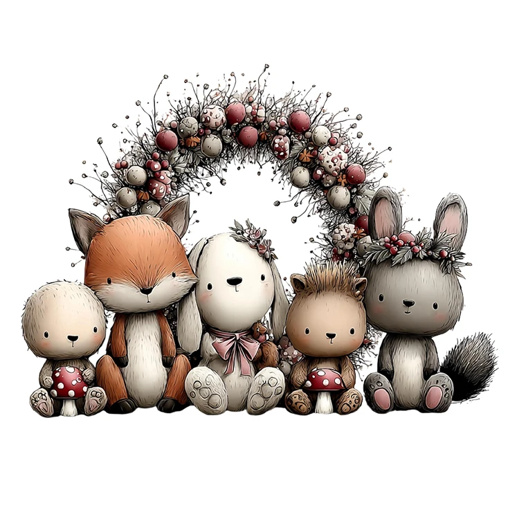 استیکر پارچه و لباس پاد آفرین مدل کارتونی کیوت بامزه کد S2681