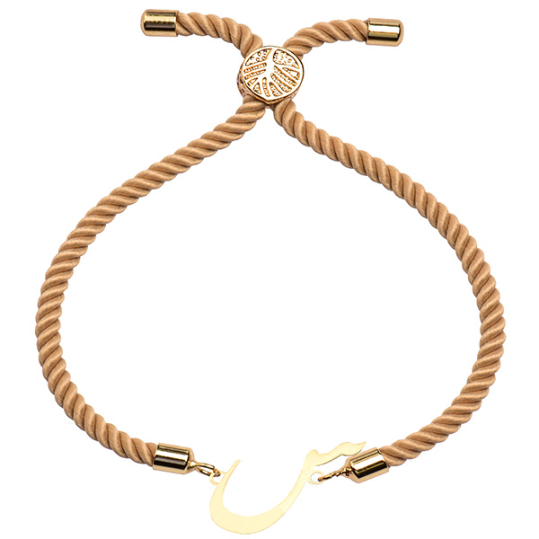 دستبند طلا 18 عیار دخترانه کرابو طرح س مدل Krd1526