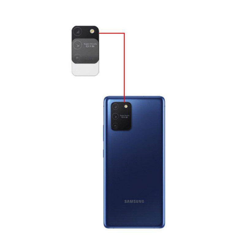 محافظ لنز دوربین نانو کد ep0011 مناسب برای گوشی موبایل سامسونگ Galaxy S10 Lite