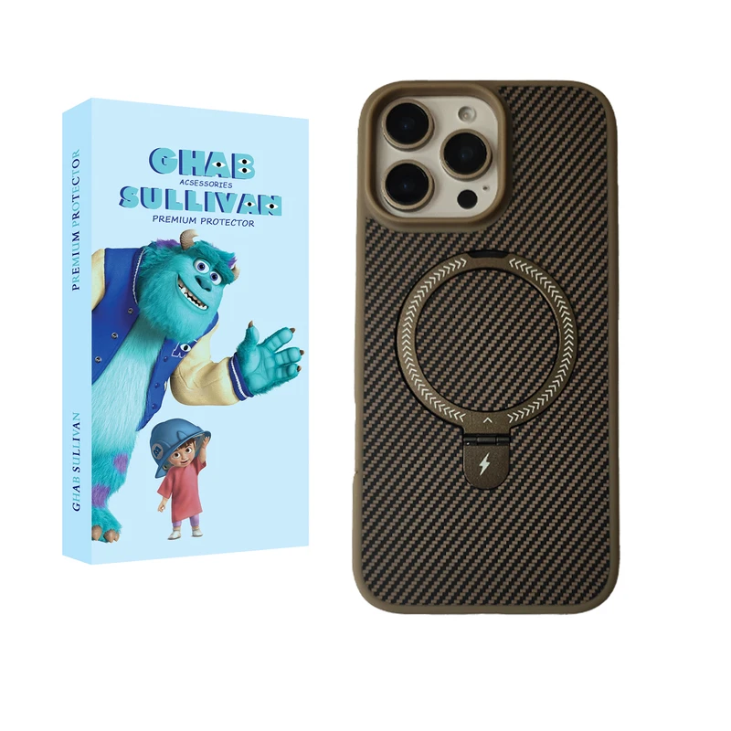 کاور قاب سالیوان مدل CARBOON مناسب برای گوشی موبایل اپل  iPhone 16 Pro Max