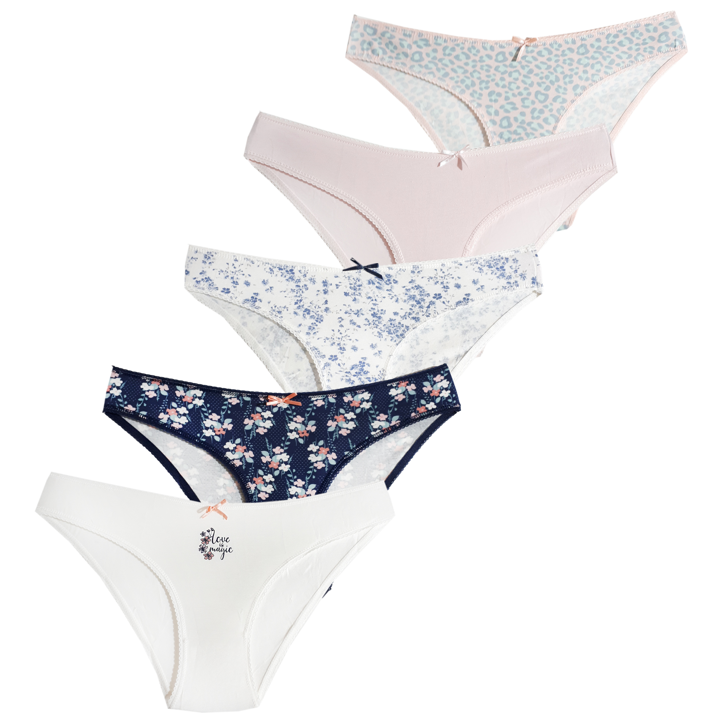 شورت دخترانه کوزا مدل G5 مجموعه 5 عددی